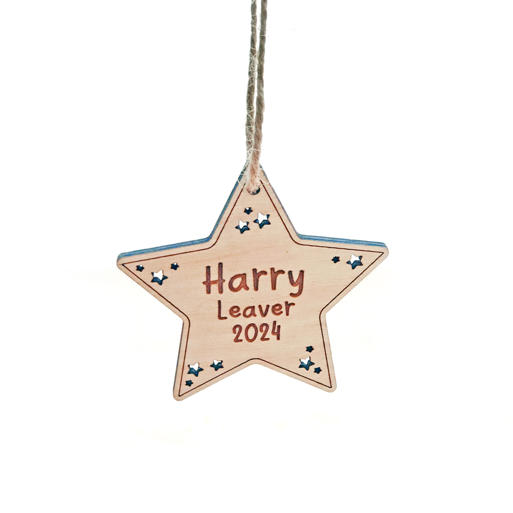 School Leavers Personalised Star